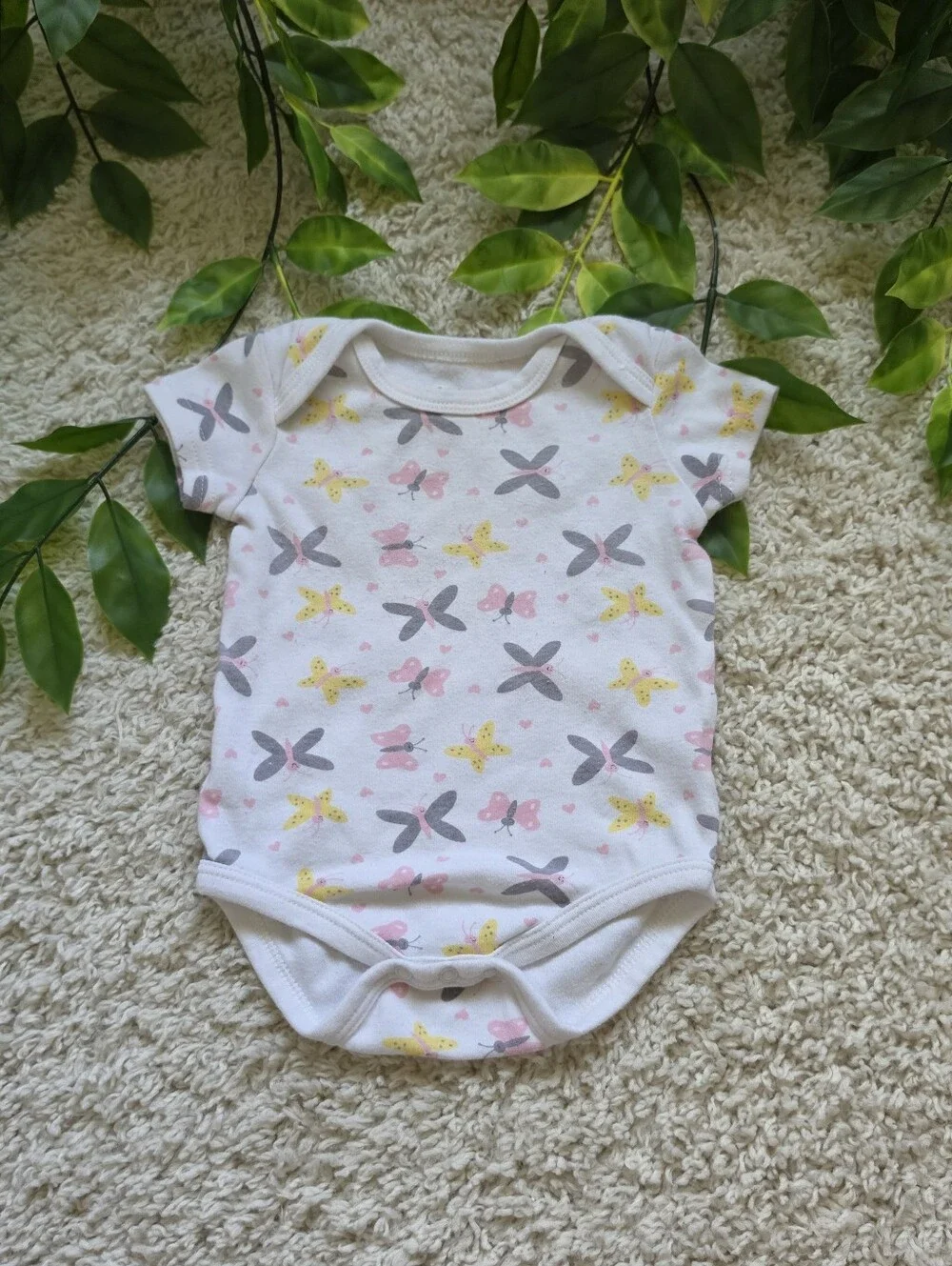 Baby Girl Butterfly Onesie (6-9 Months)